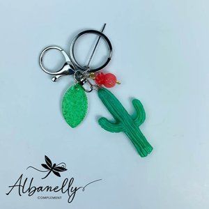 RESIN CACTUS KEYCHAIN (UNIQUE PIECE)